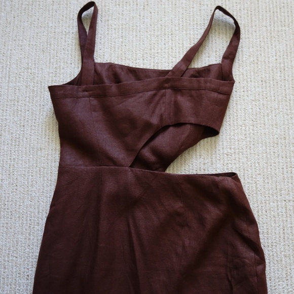 Reformation Satori Linen Midi Dress - Picture 8 of 10